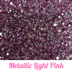 Metallic Resin Rhinestone Scoops