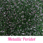 Metallic Resin Rhinestone Scoops