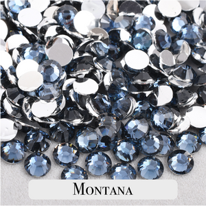 Classic Montana Resin Rhinestones – Sizes 2mm, 3mm, 4mm & 5mm – Flatback Craft Crystals – Ideal for Tumblers & DIY