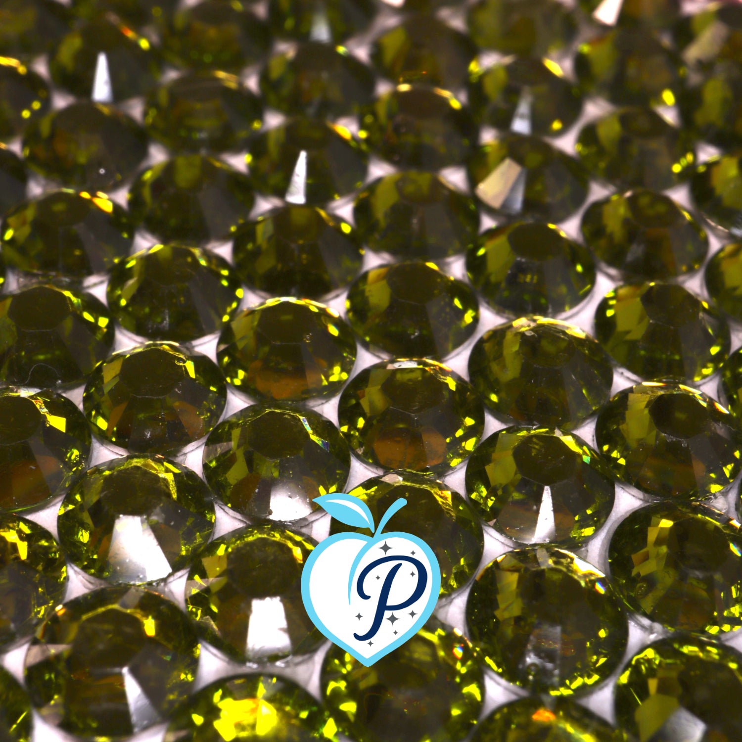 Classic Olivine Resin Rhinestones – Sizes 2mm, 3mm, 4mm & 5mm – Flatback Craft Crystals – Ideal for Tumblers & DIY