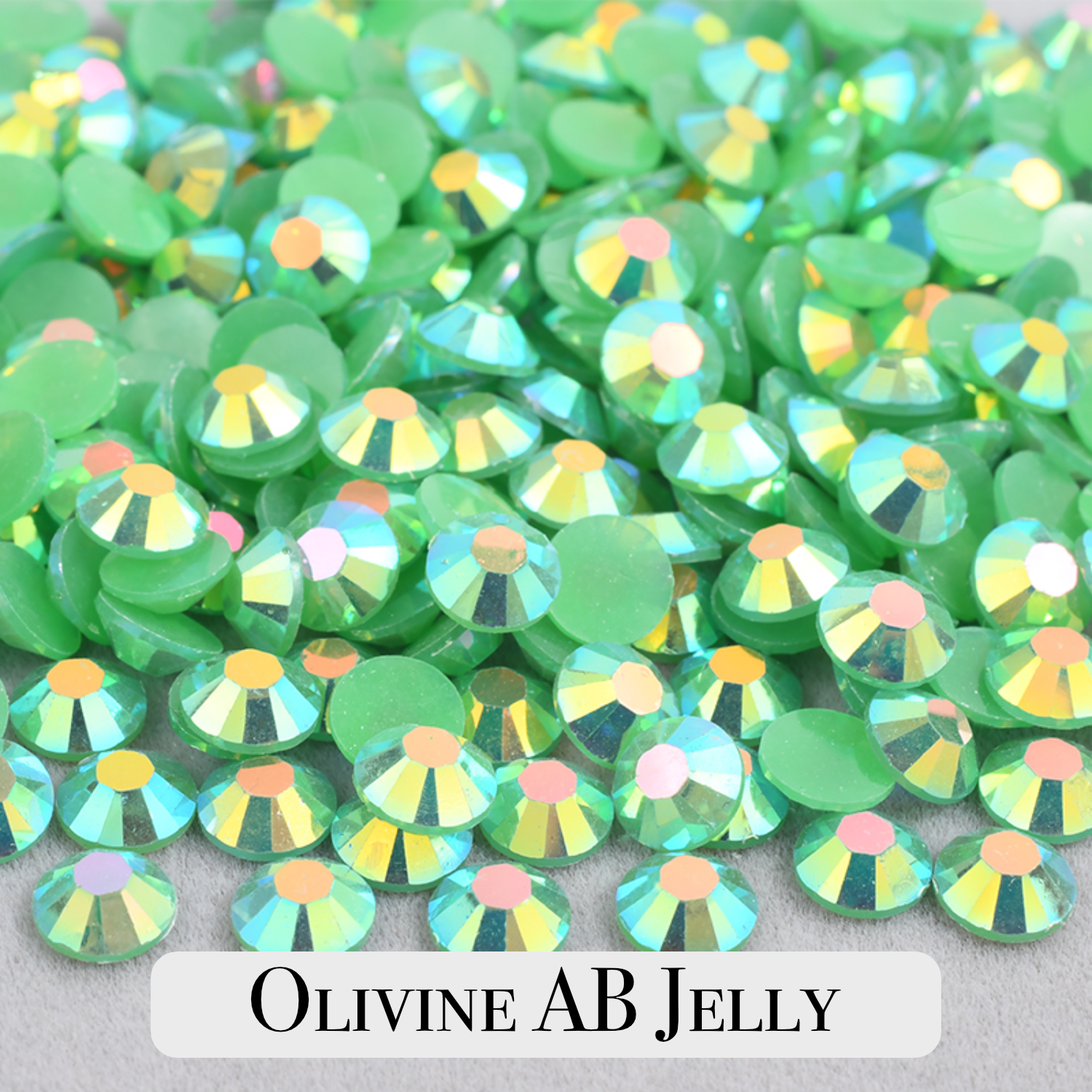 Mix Size Jelly AB Rhinestones