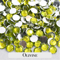 Classic Olivine Resin Rhinestones – Sizes 2mm, 3mm, 4mm & 5mm – Flatback Craft Crystals – Ideal for Tumblers & DIY