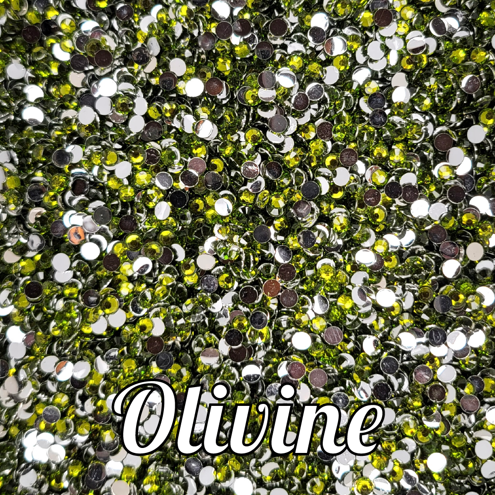 Olivine Resin Rhinestones
