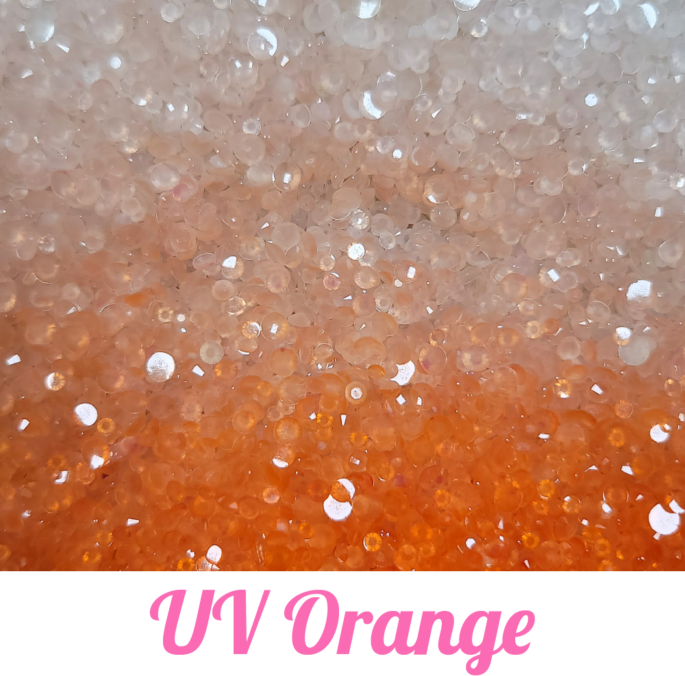 UV Color Changing Resin Rhinestone Scoops for DIY