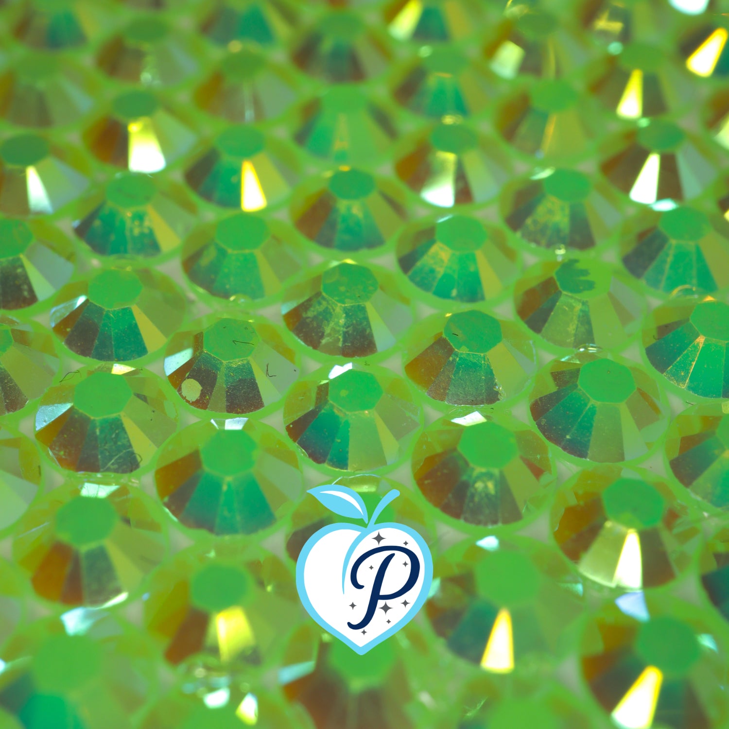 Jelly Peridot AB Resin Rhinestones – Sizes 2mm, 3mm, 4mm & 5mm – Flatback Craft Crystals – Ideal for Tumblers & DIY