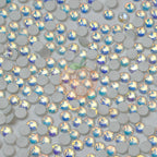 Luminous White Opal Glass Rhinestones