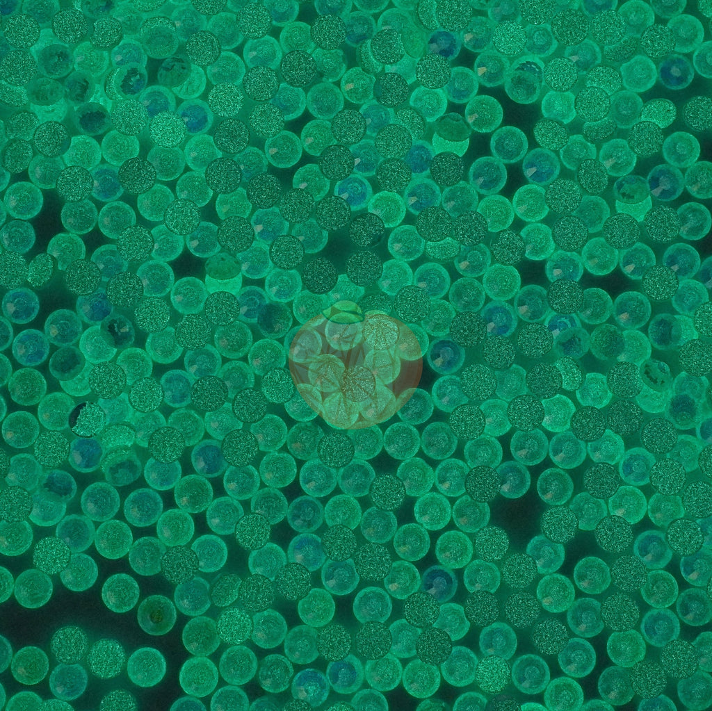 Luminous White Opal Glass Rhinestones