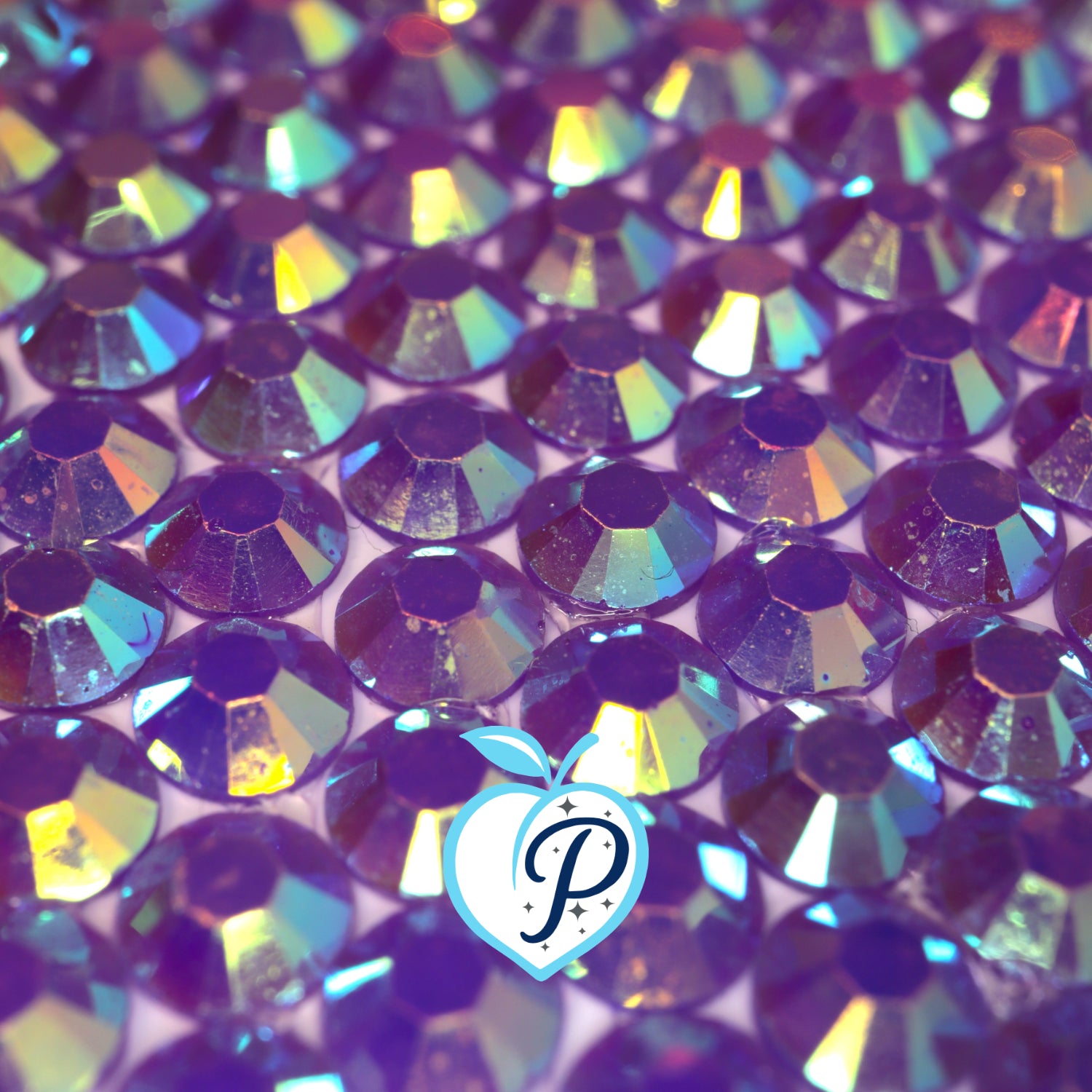 Jelly Purple AB Resin Rhinestones – Sizes 2mm, 3mm, 4mm & 5mm – Flatback Craft Crystals – Ideal for Tumblers & DIY