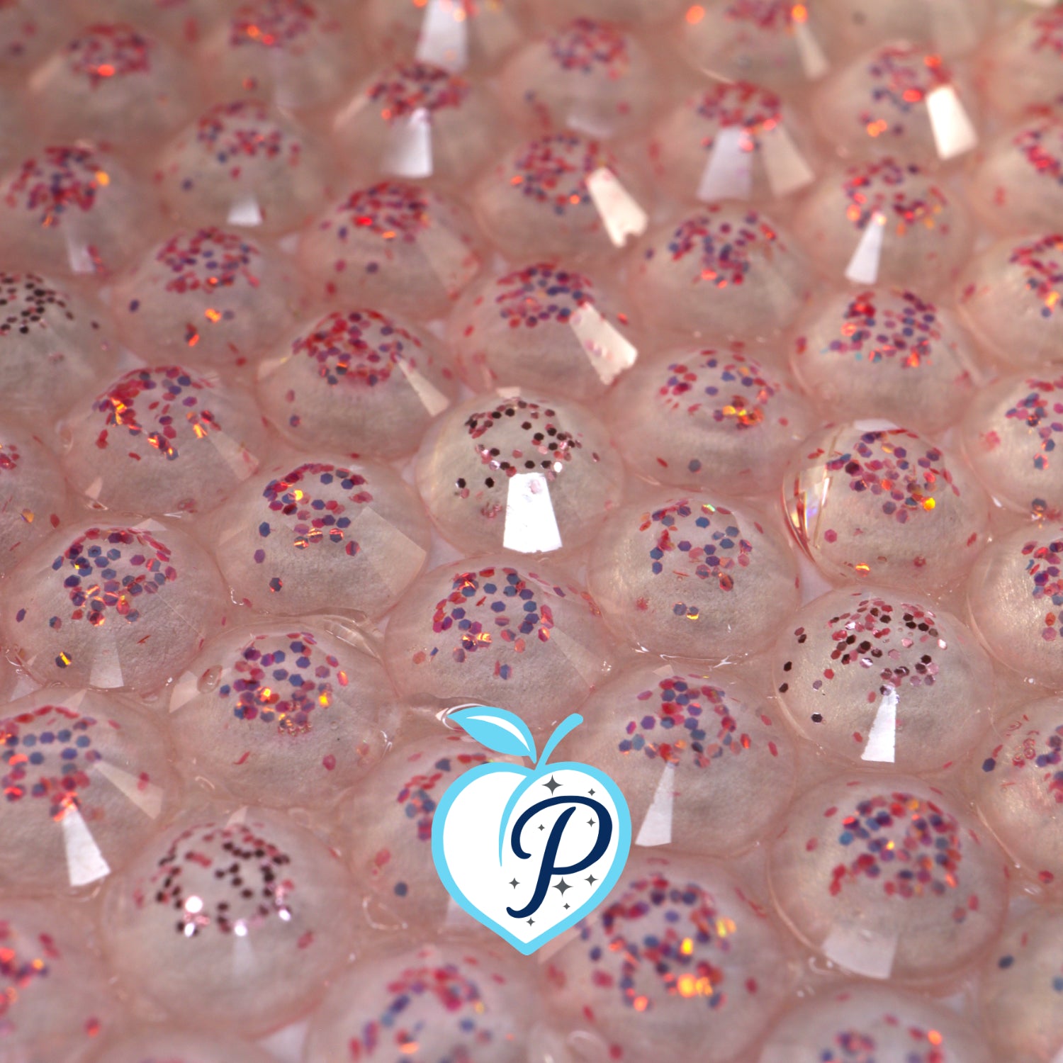 Glitter Red Resin Rhinestones – Sizes 3mm, 4mm & 5mm – Flatback Craft Crystals – Ideal for Tumblers & DIY