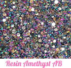 Resin AB Rhinestone Scoops for DIY