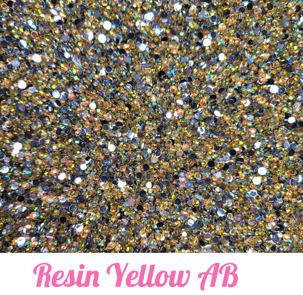 Resin AB Rhinestone Scoops for DIY