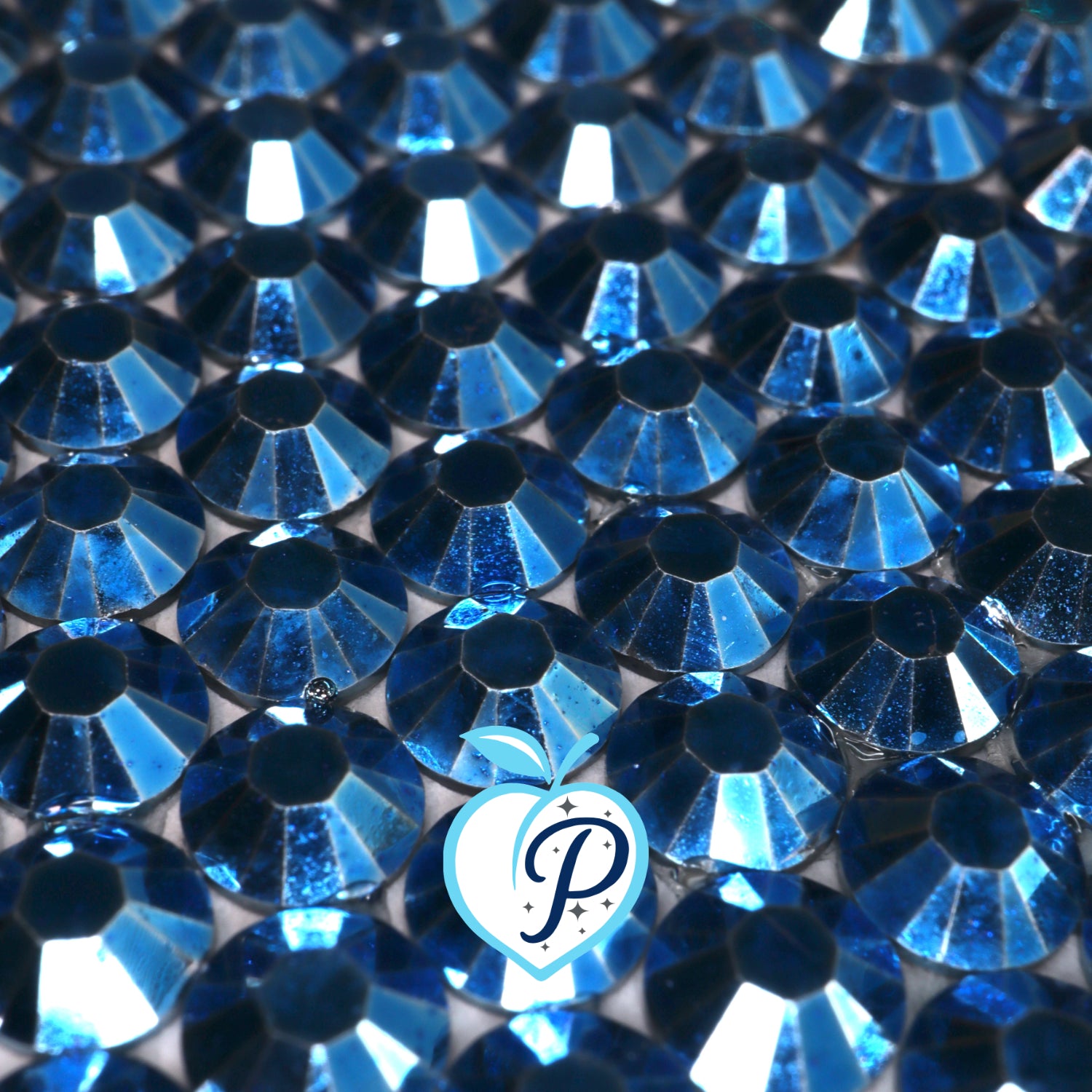 Metallic Sapphire Resin Rhinestones – Sizes 3mm, 4mm & 5mm – Flatback Craft Crystals – Ideal for Tumblers & DIY