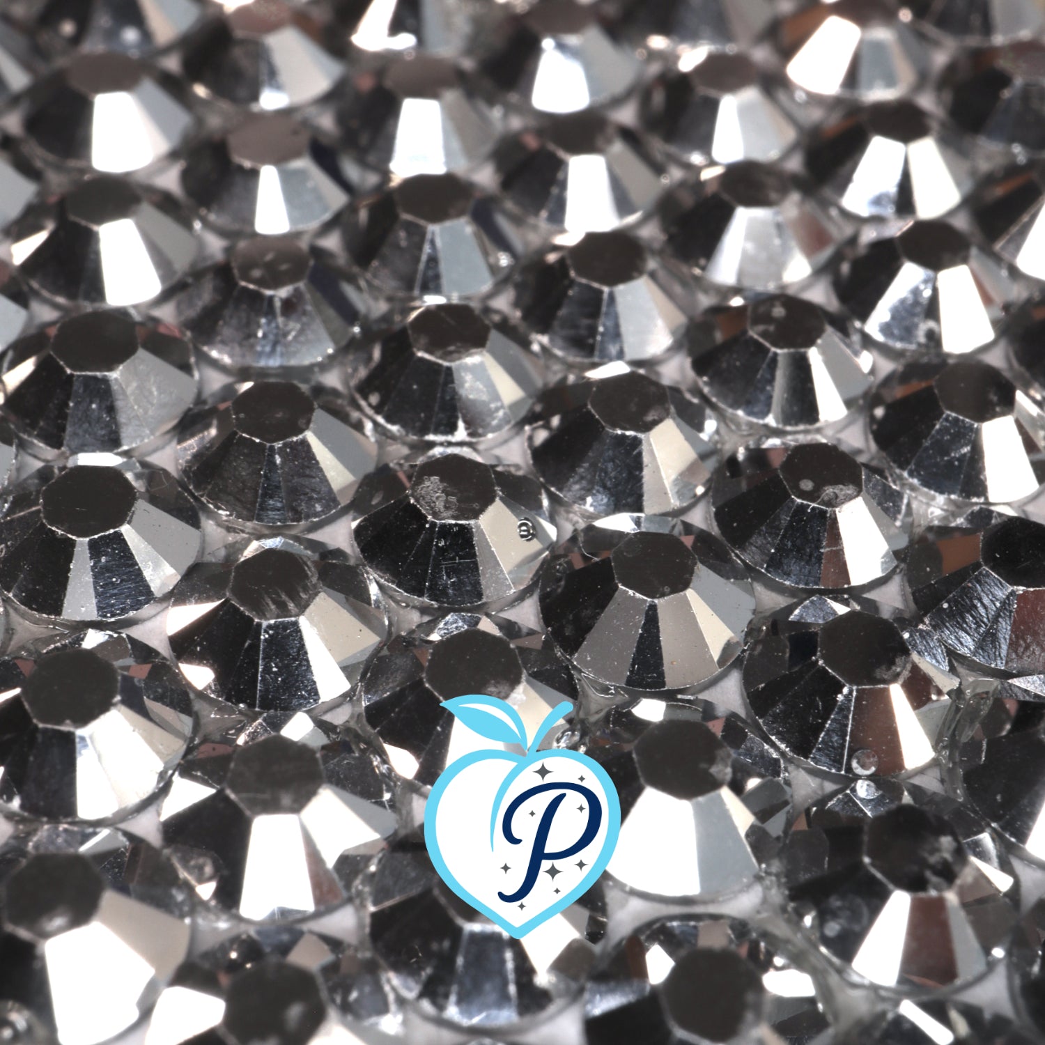 Metallic Silver Resin Rhinestones – Sizes 2mm, 3mm, 4mm & 5mm – Flatback Craft Crystals – Ideal for Tumblers & DIY