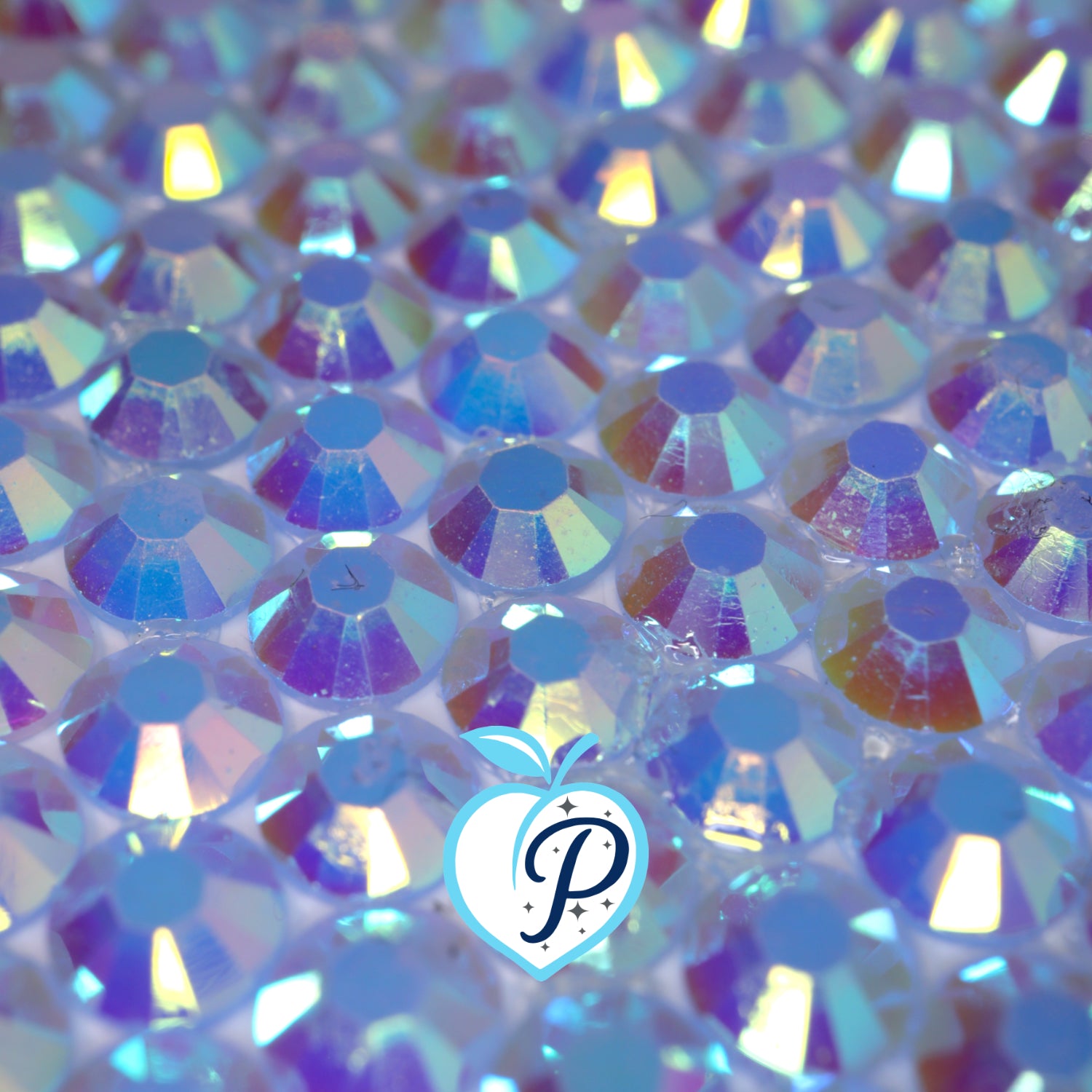 Jelly Sky Blue AB Resin Rhinestones – Sizes 2mm, 3mm, 4mm & 5mm – Flatback Craft Crystals – Ideal for Tumblers & DIY