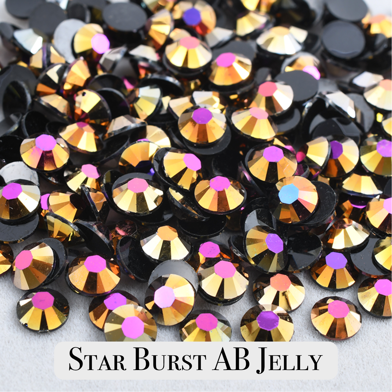 Mix Size Jelly AB Rhinestones