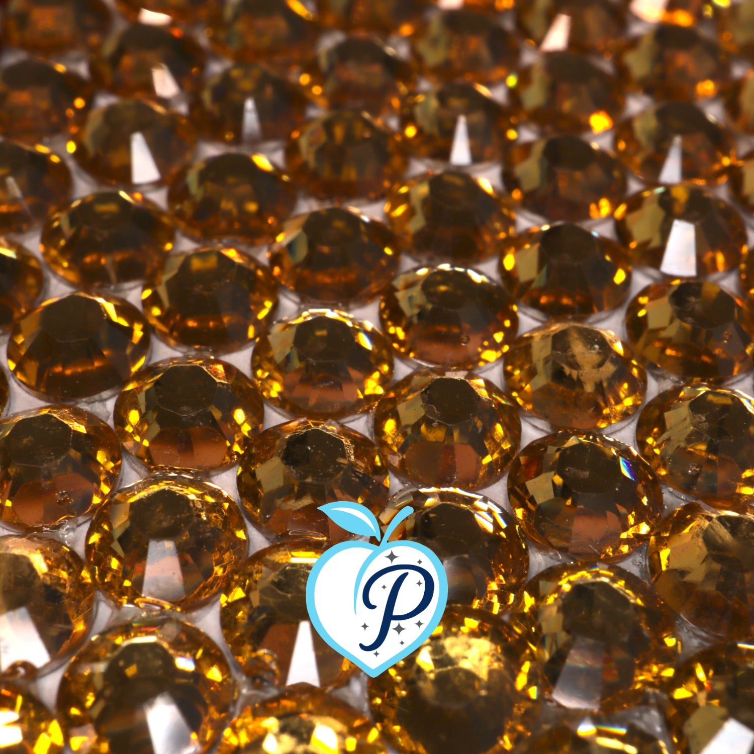 Classic Topaz Resin Rhinestones – Sizes 2mm, 3mm, 4mm & 5mm – Flatback Craft Crystals – Ideal for Tumblers & DIY