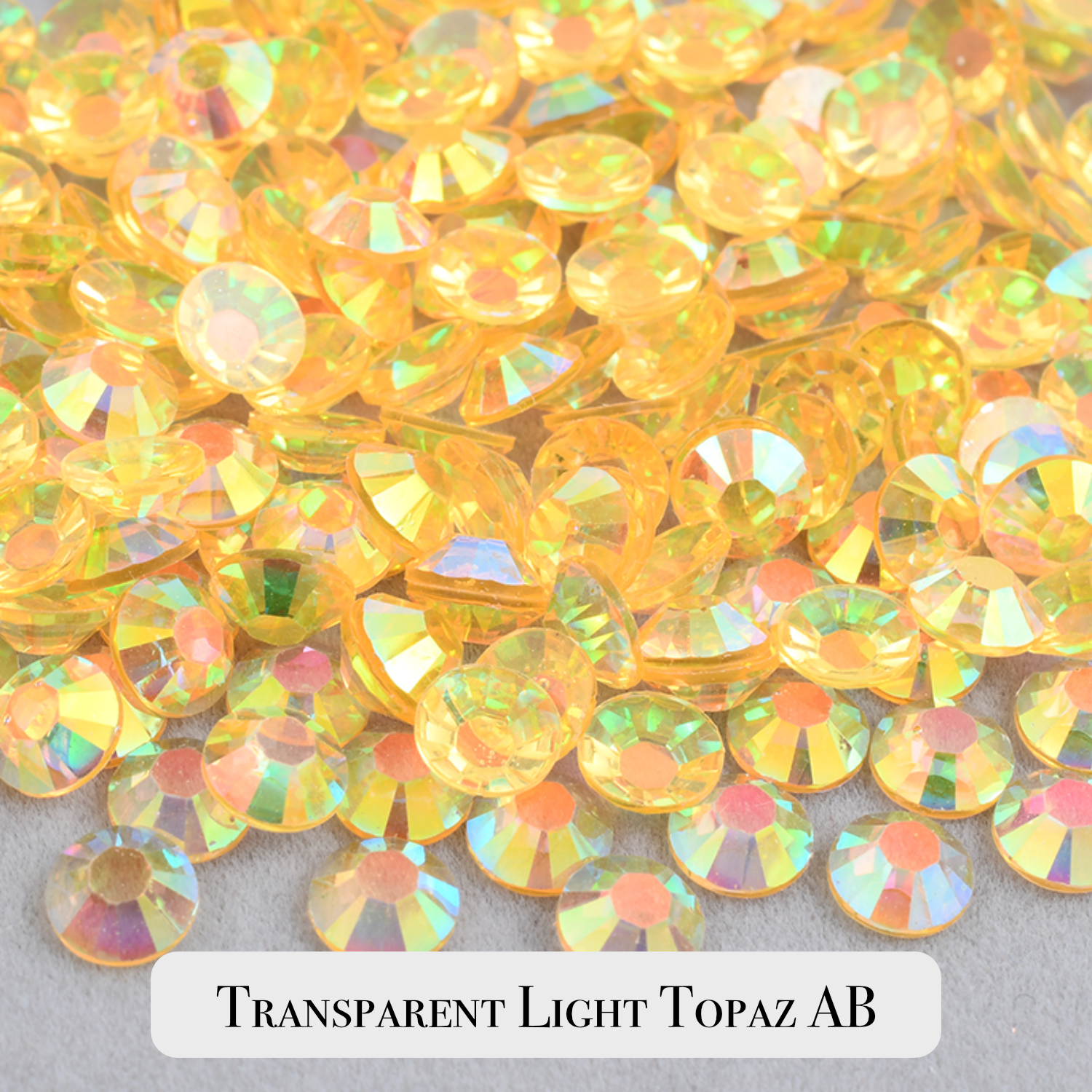 Mix Size Transparent AB Jelly Rhinestones