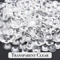 Classic Transparent Clear Resin Rhinestones – Sizes 2mm, 3mm, 4mm & 5mm – Flatback Craft Crystals – Ideal for Tumblers & DIY