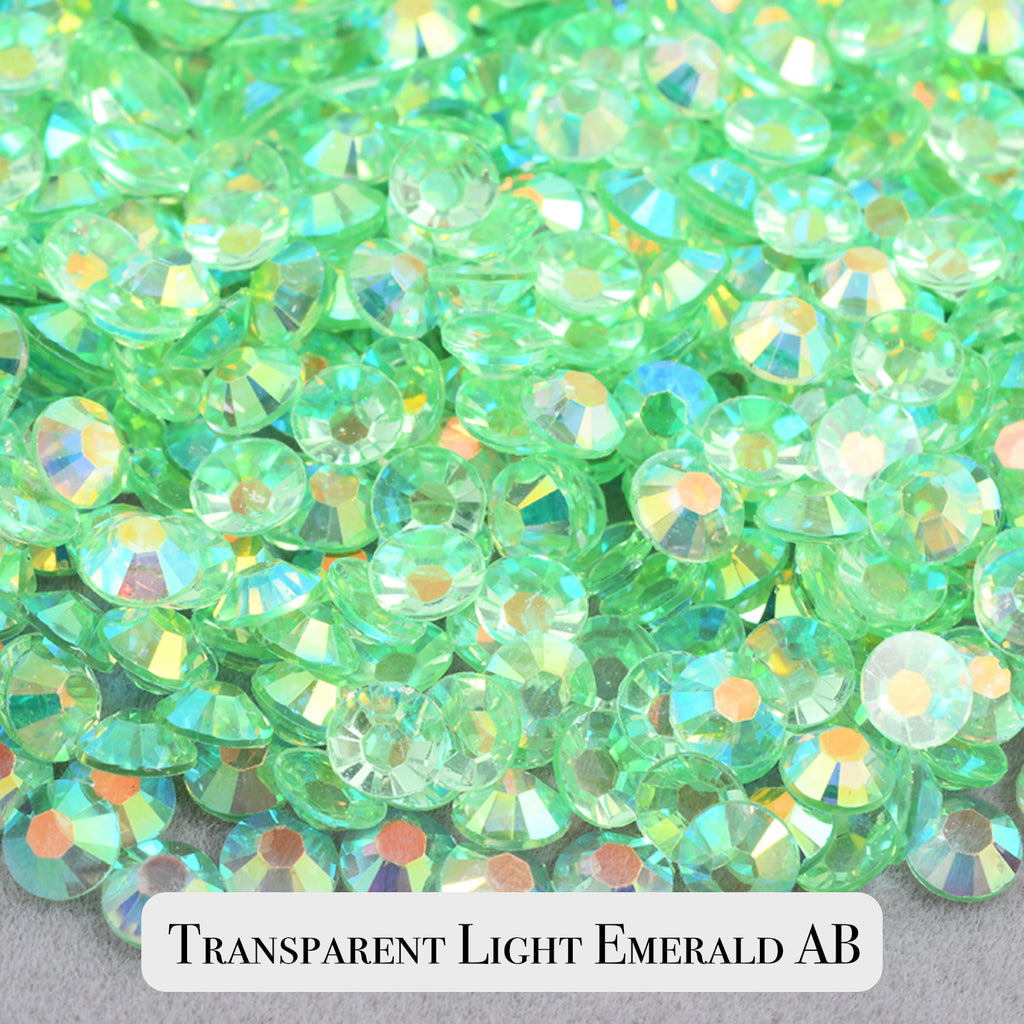 Mix Size Transparent AB Jelly Rhinestones