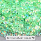 Mix Size Transparent AB Jelly Rhinestones
