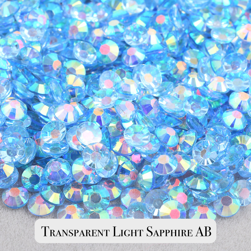 Mix Size Transparent AB Jelly Rhinestones
