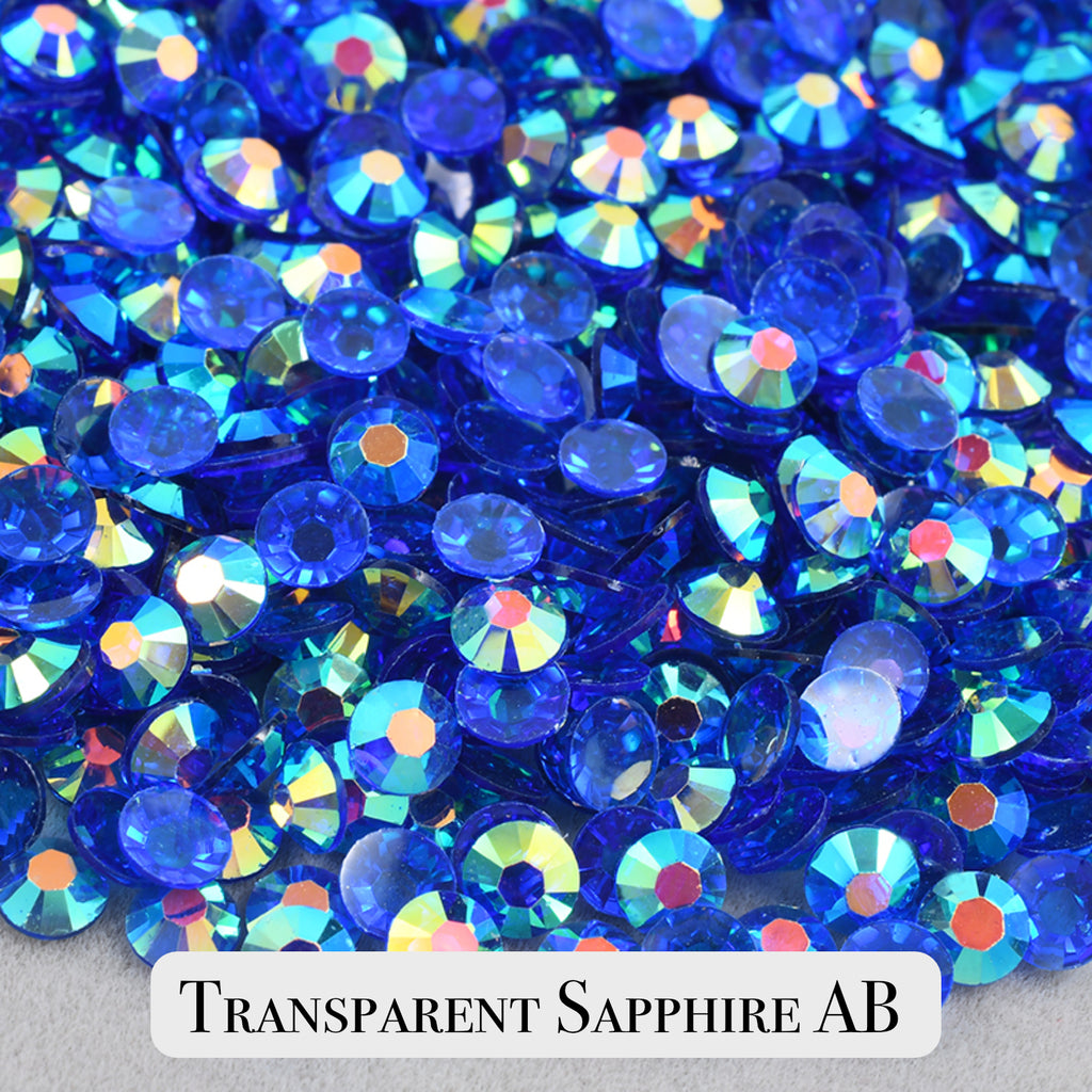 Mix Size Transparent AB Jelly Rhinestones