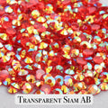 Mix Size | 3mm, 4mm, 5mm | Transparent AB Jelly Rhinestones