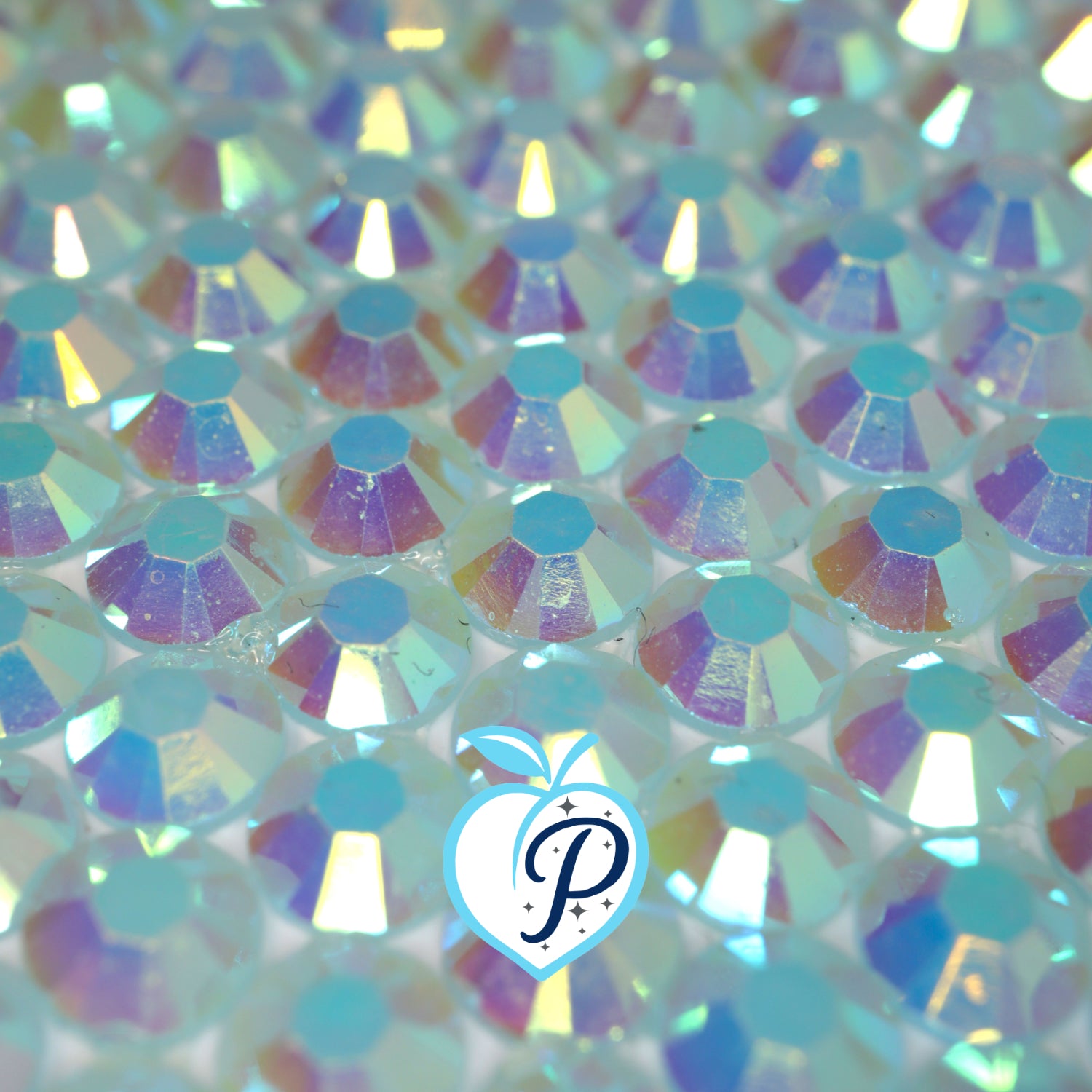 Jelly Turquoise AB Resin Rhinestones – Sizes 2mm, 3mm, 4mm & 5mm – Flatback Craft Crystals – Ideal for Tumblers & DIY