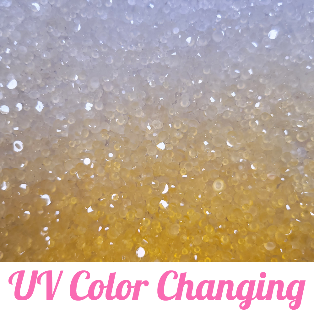 UV Color Changing Resin Rhinestone Scoops for DIY