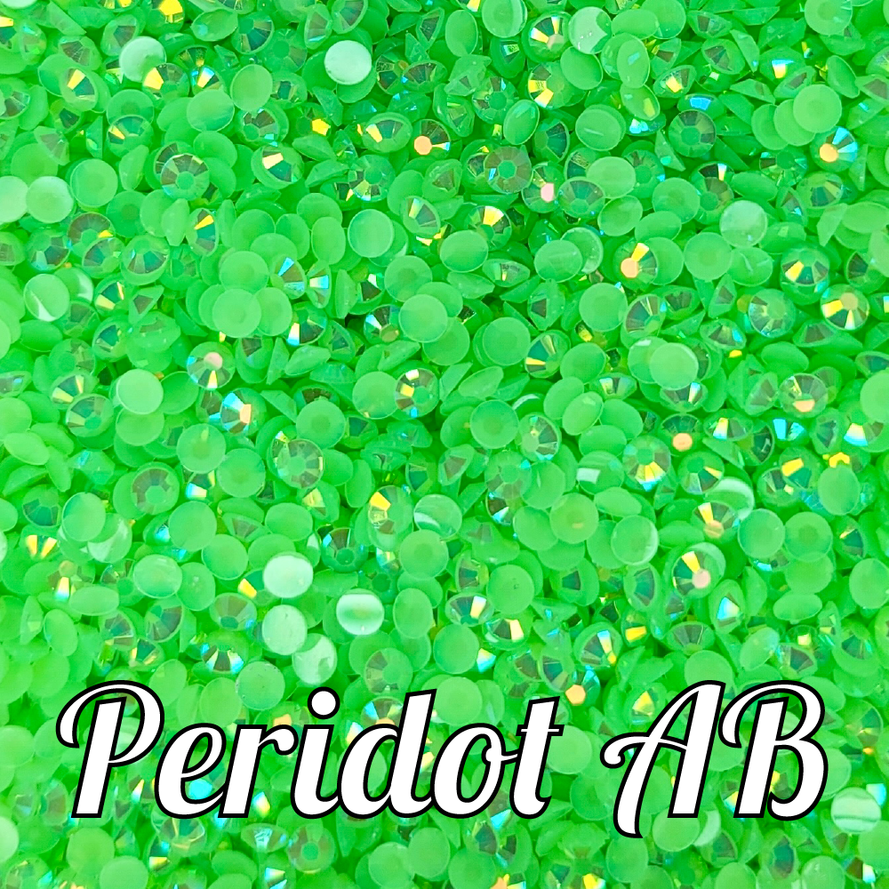 Jelly AB Resin Rhinestone Scoops