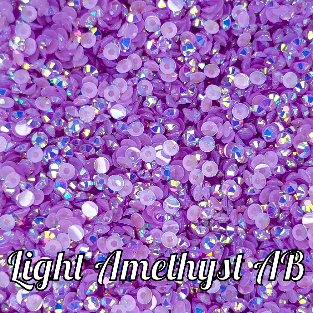 Jelly AB Resin Rhinestone Scoops