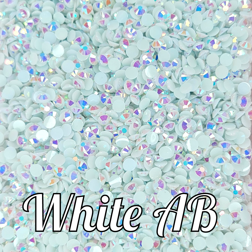 Jelly AB Resin Rhinestone Scoops