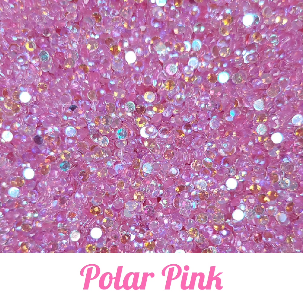 Polar Glass Rhinestone Scoops