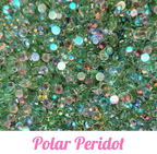 Polar Glass Rhinestone Scoops