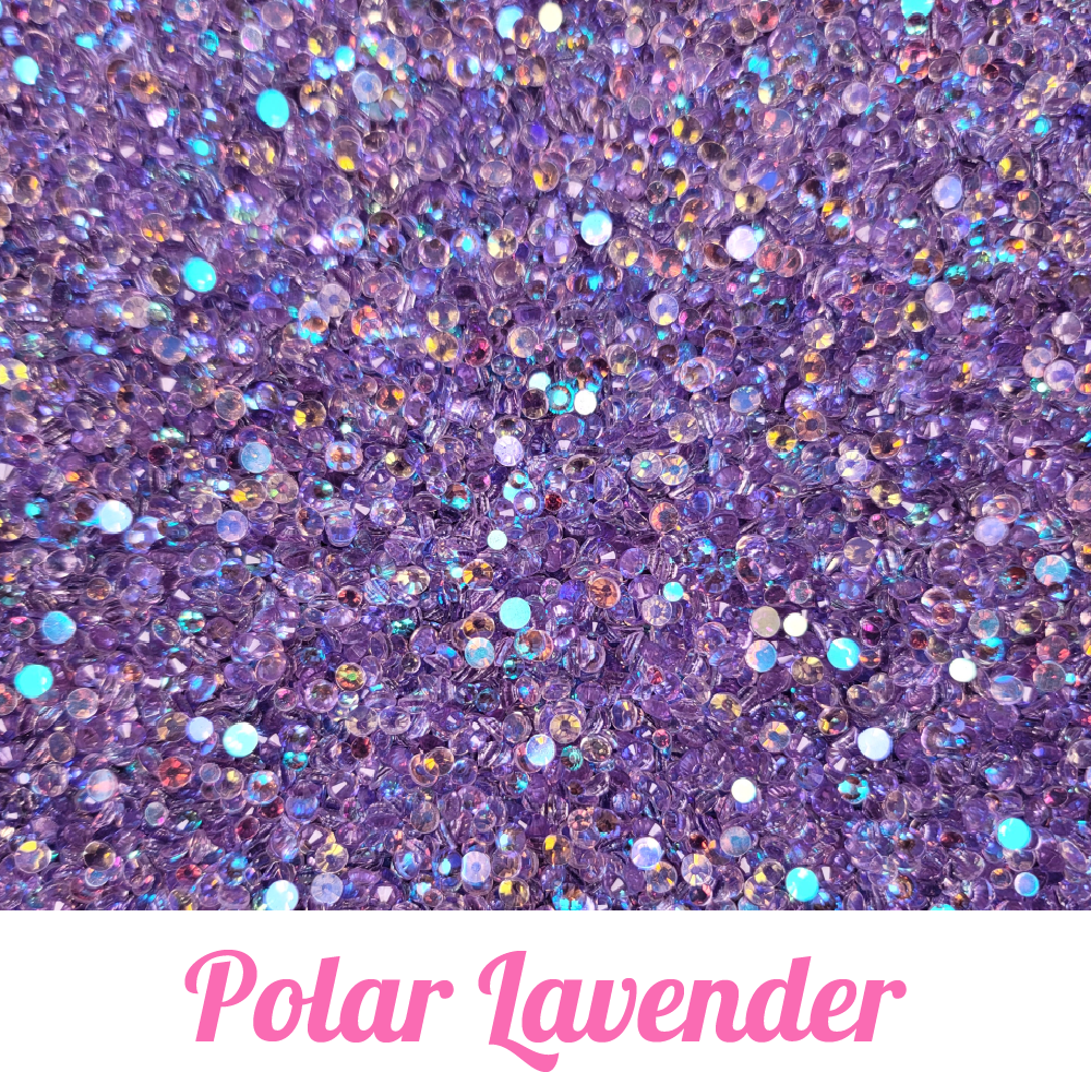 Polar Glass Rhinestone Scoops