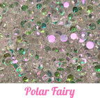 Polar Glass Rhinestone Scoops