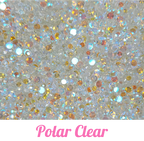 Polar Glass Rhinestone Scoops