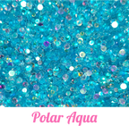 Polar Glass Rhinestone Scoops