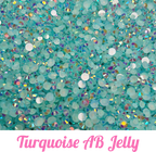 Jelly AB Resin Rhinestone Scoops