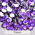 Classic Violet Resin Rhinestones – Sizes 2mm, 3mm, 4mm & 5mm – Flatback Craft Crystals – Ideal for Tumblers & DIY