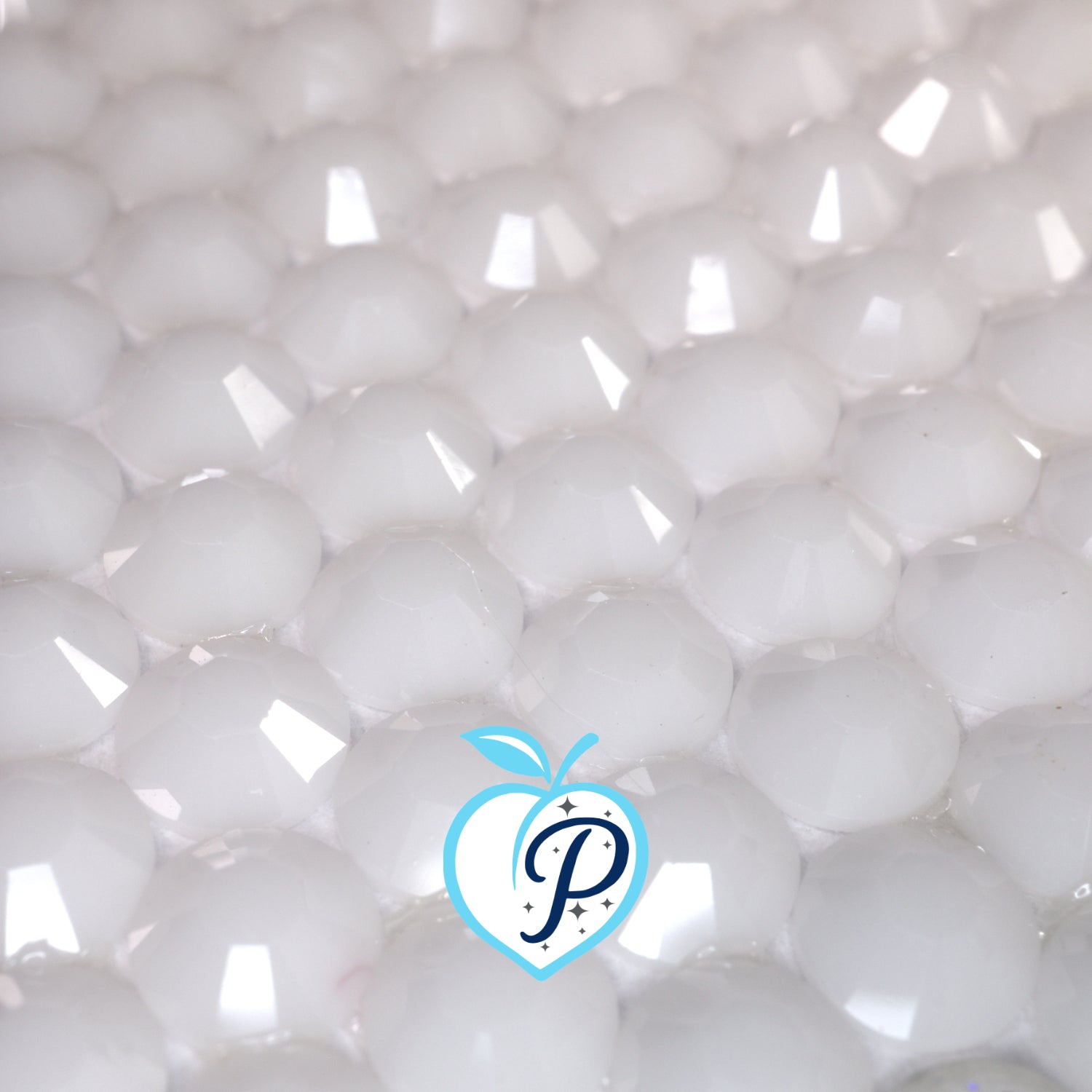 Opaque Chalk White Resin Rhinestones – Sizes 2mm, 3mm, 4mm & 5mm – Flatback Craft Crystals – Ideal for Tumblers & DIY