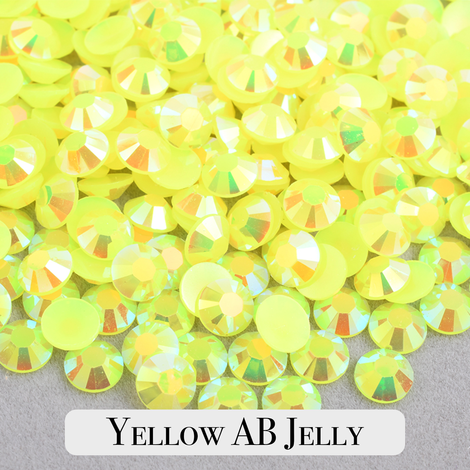 Mix Size Jelly AB Rhinestones