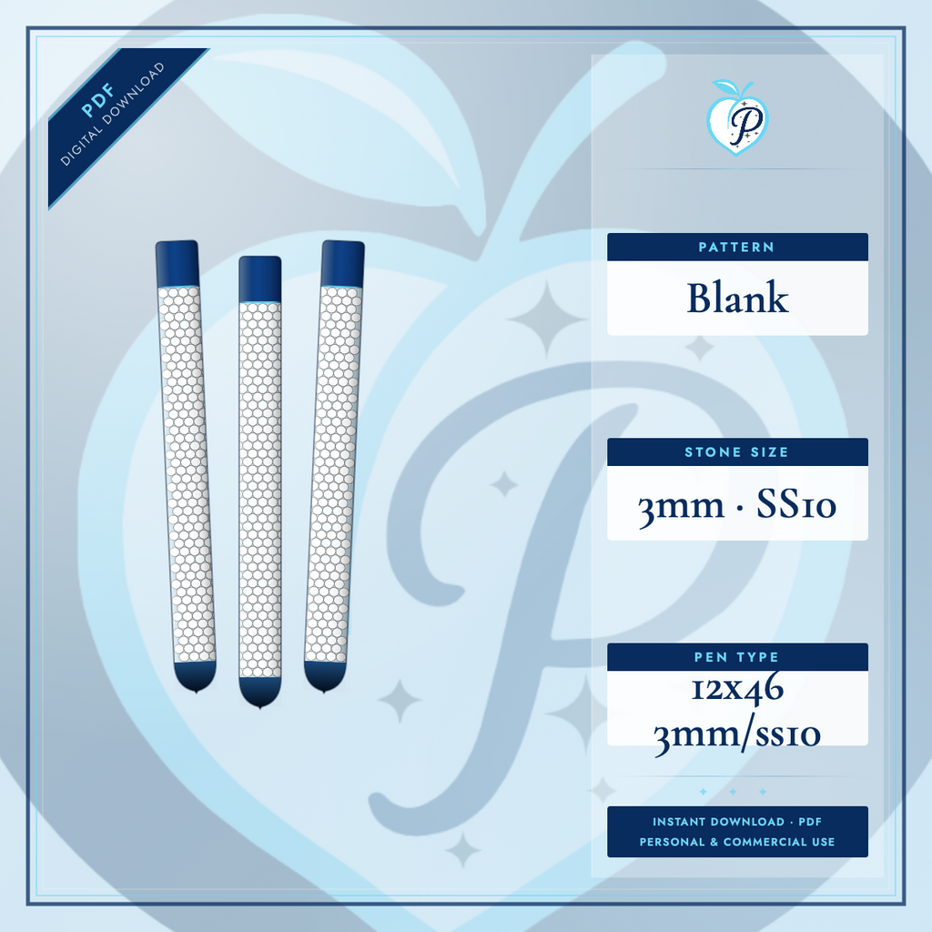 Blank Pen Pattern (PDF ONLY)