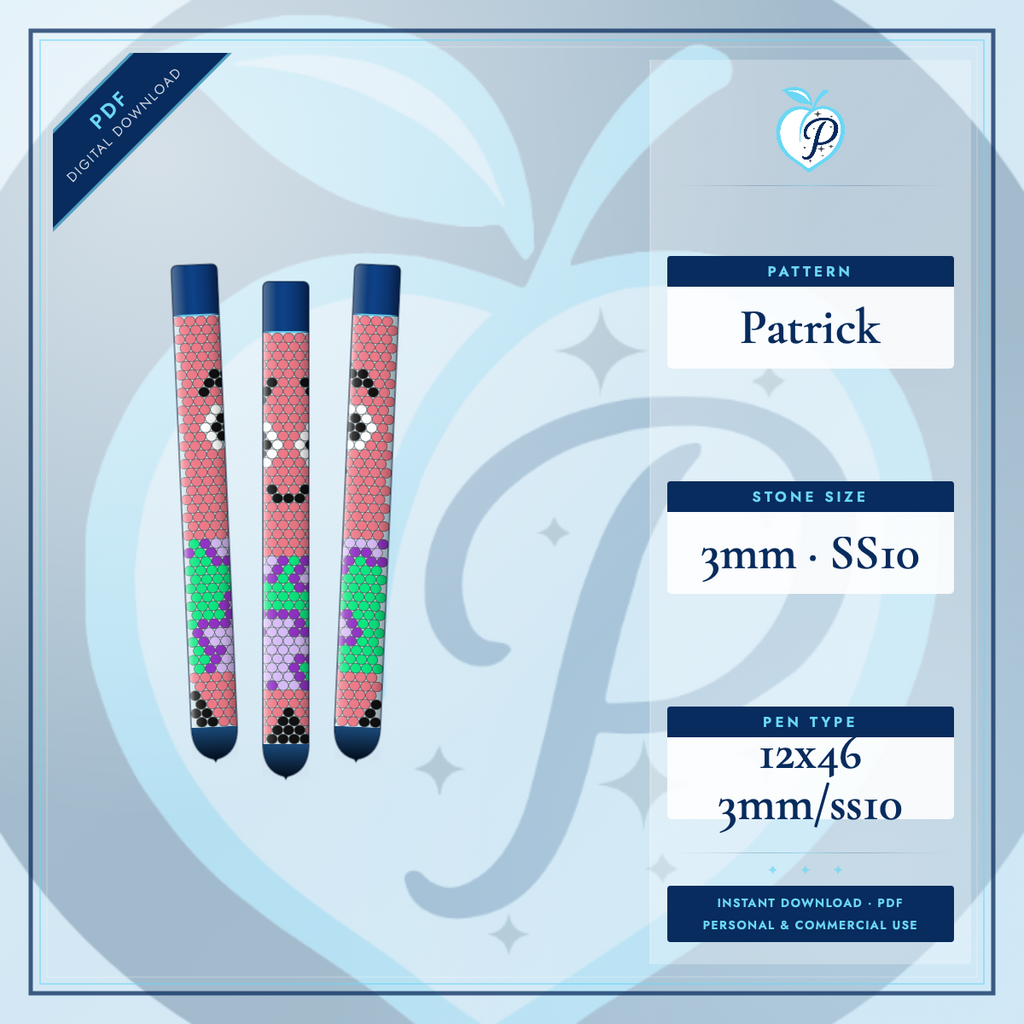 Patrick Pen Pattern (PDF ONLY)