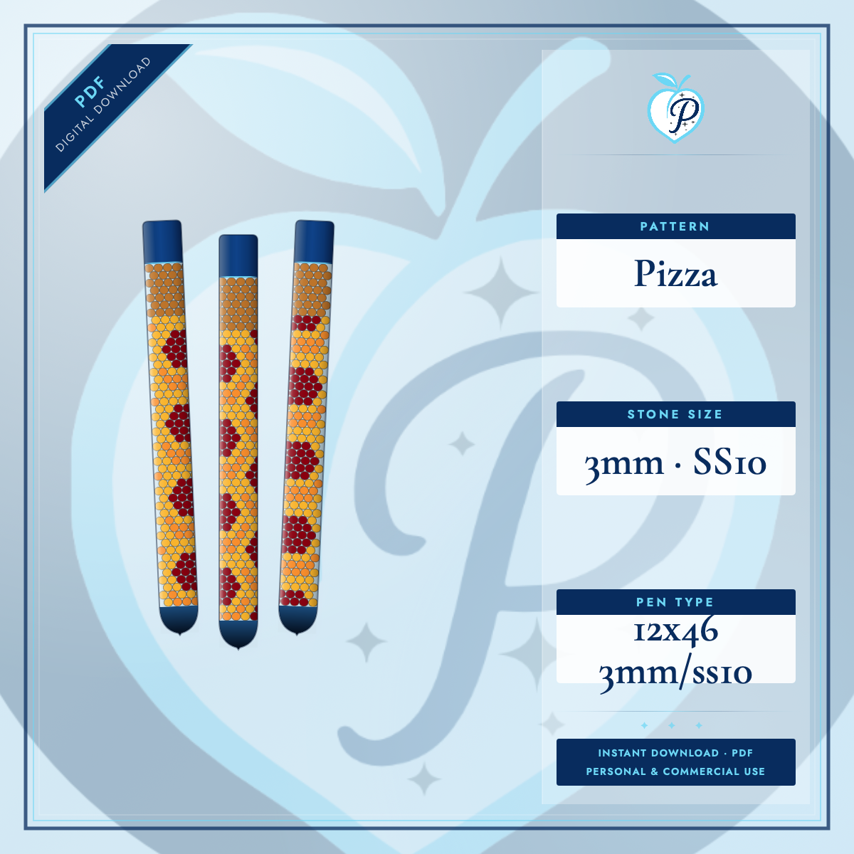 Pizza Pen Pattern (PDF ONLY)