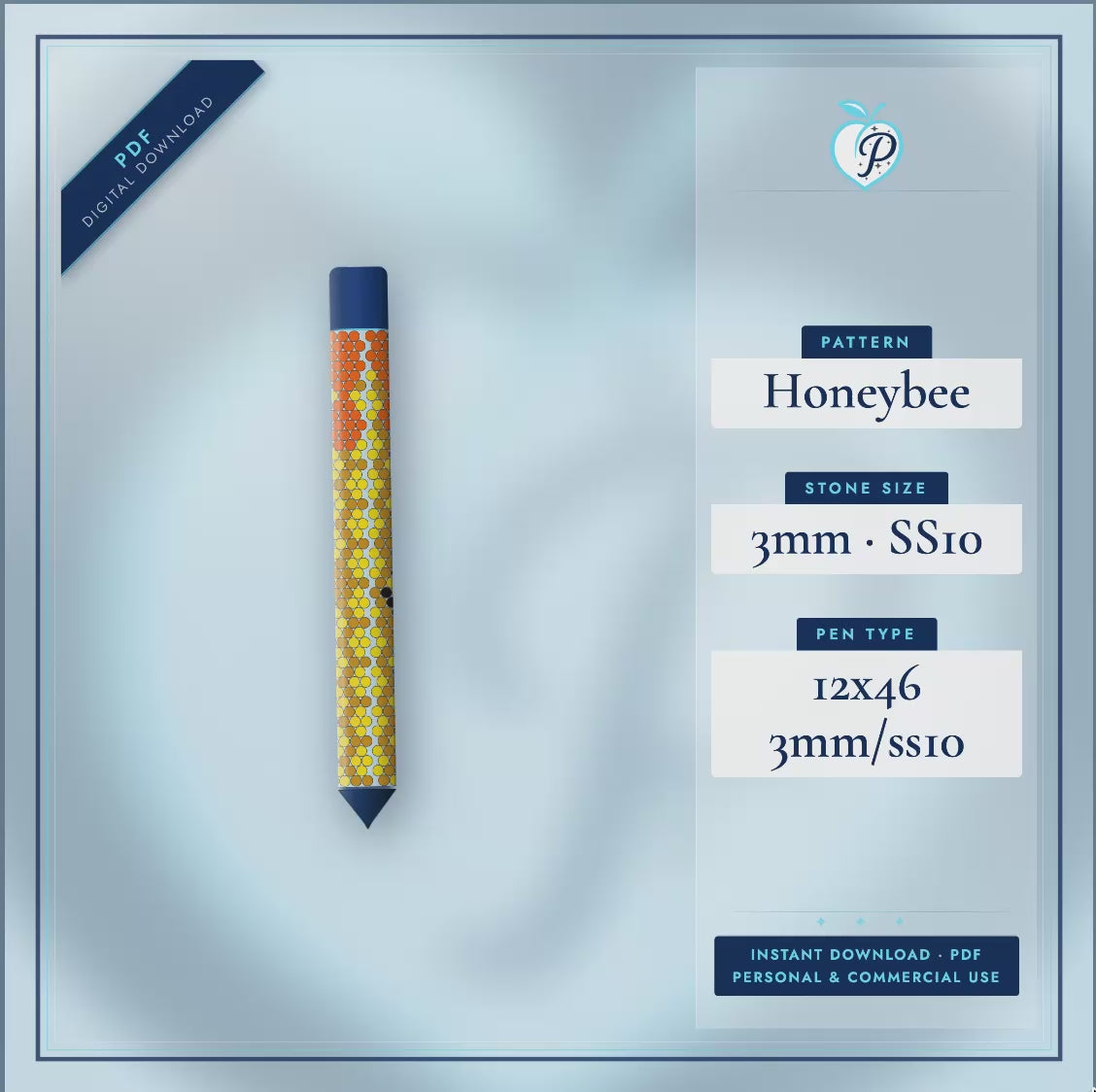 Honeybee Pen Pattern (PDF ONLY)