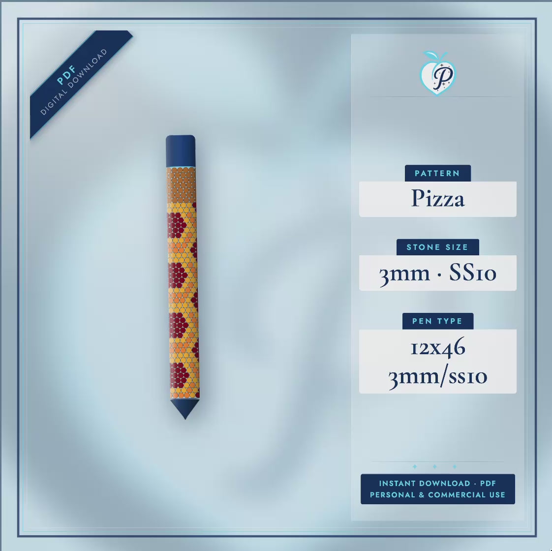Pizza Pen Pattern (PDF ONLY)