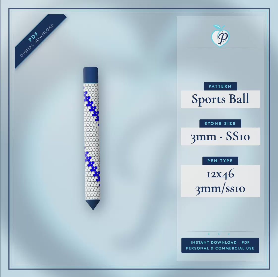 Sports Ball Pattern (PDF ONLY)
