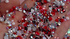 Ice Ice Ruby Rhinestone Mix
