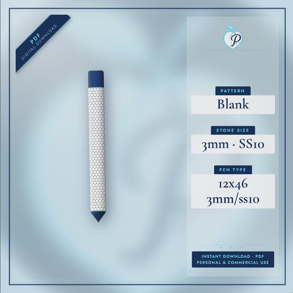 Blank Pen Pattern (PDF ONLY)